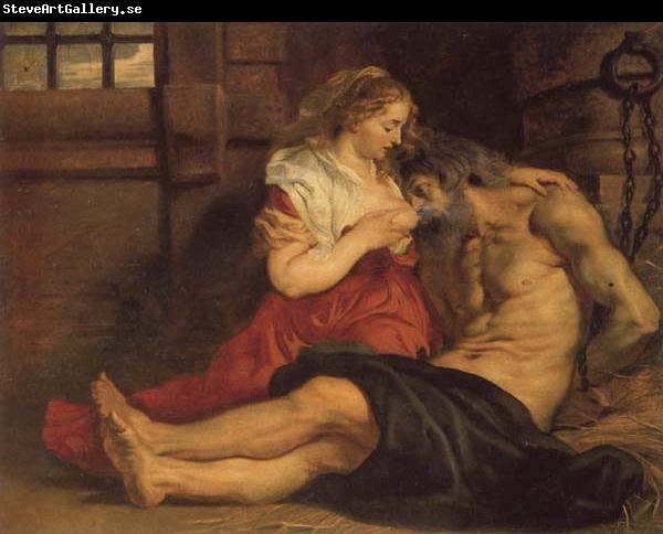 Peter Paul Rubens A Roman Woman's Love for Her Father